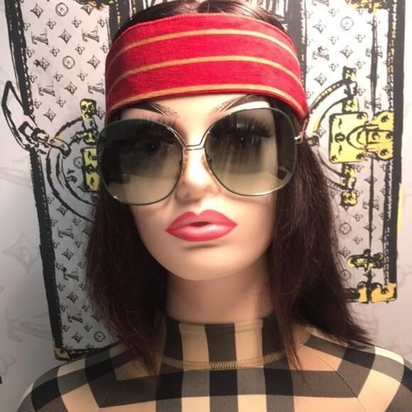 New Authentic Givenchy GV7144/S PEF/EZ Sunglasses – Green/Gold Gradient - Picture 6 of 13